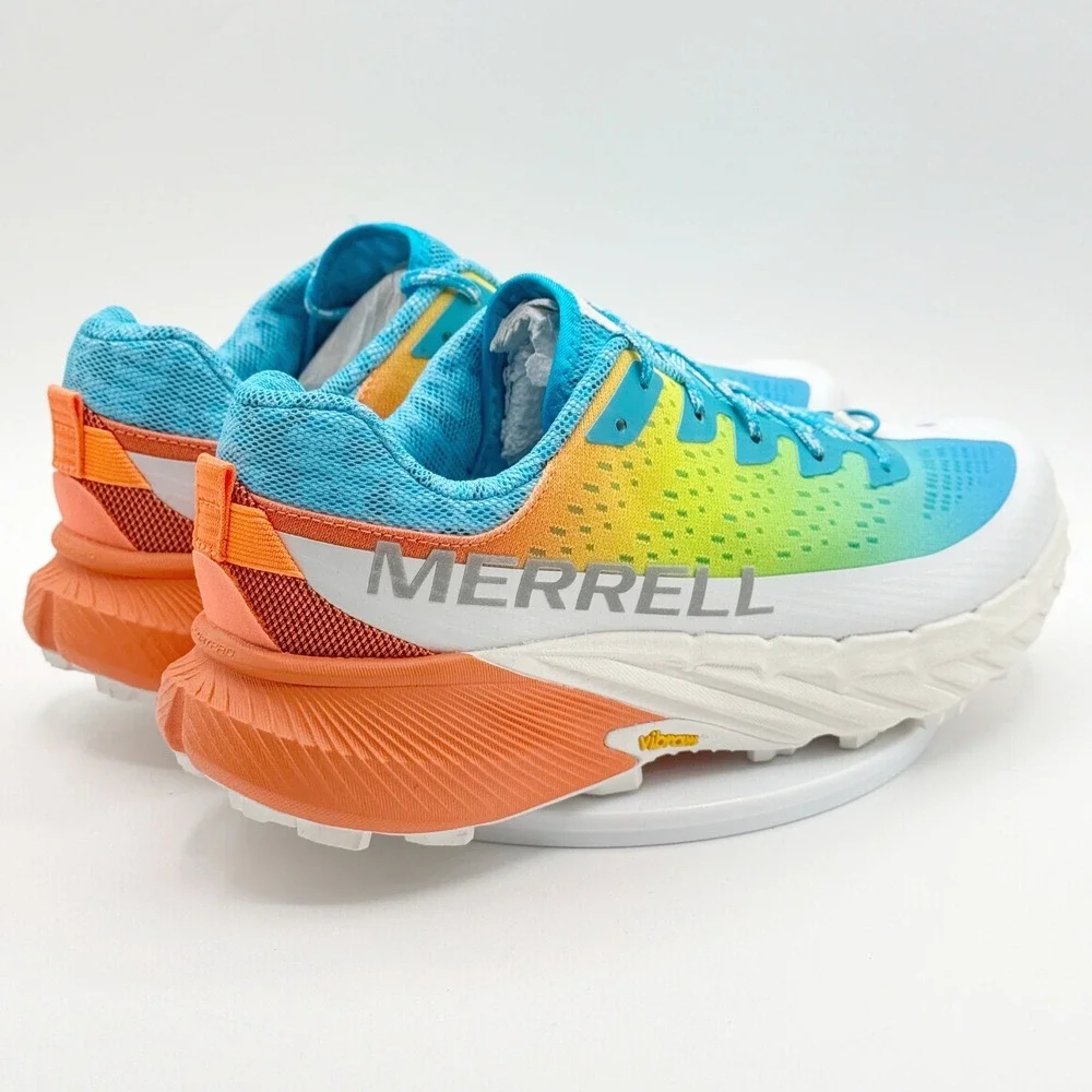 Merrell Agility Peak‎ 5 Shoes Size 10 Mens Neon Rainbow J500547, New